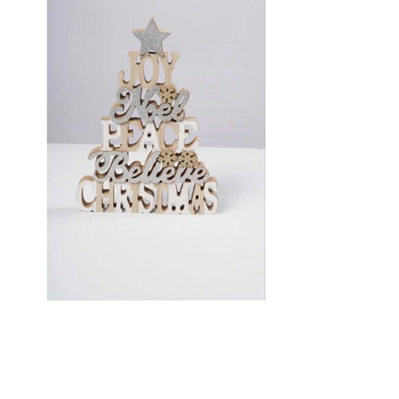 Tree  of Christmas  Words Decor - Picture 1 of 2